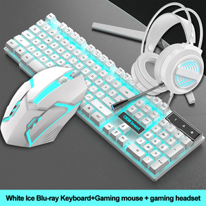 Juego de auriculares con teclado y ratón para videojuegos, con cable, RGB, colorido, retroiluminado, novedad - Product Image 4