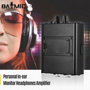 AMPLIFICADOR DE auriculares para estudio, Monitor de oído Personal, con entradas XLR, salida de 3,5mm - Product Image 6