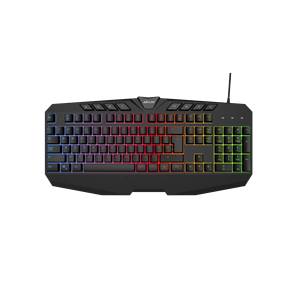 Aikun GX320L3 Teclado para juegos con interruptor de goma, multimedia, retroiluminación de tres colores, cable USB de 1,8 M - Product Image 1