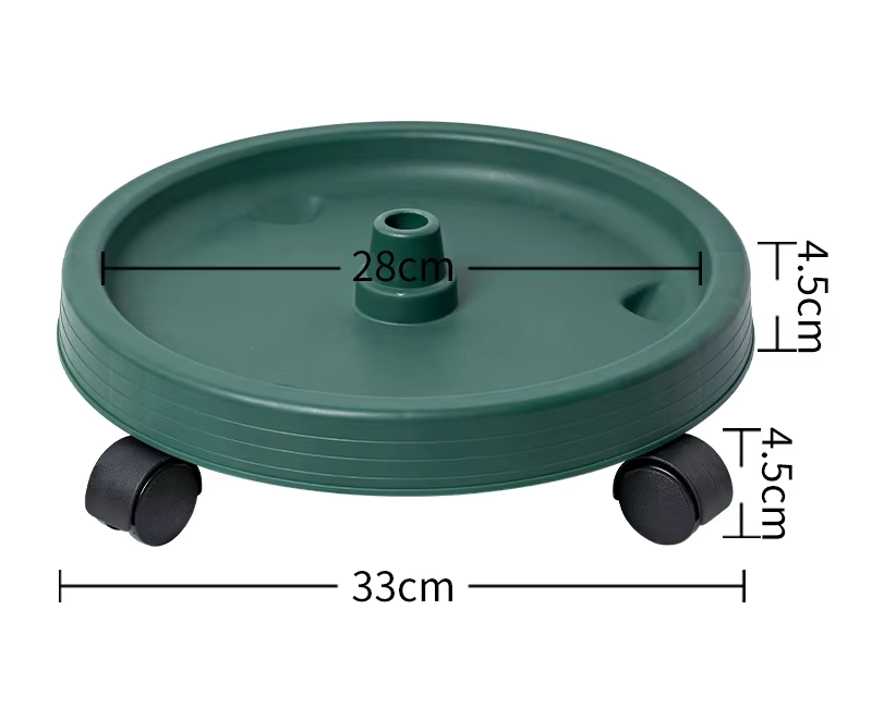 Plateau vert foncé