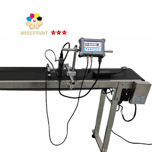 Wiseprint Mini konveyör bant Online kodlama makinesi yeni teknoloji CM-WP09 mürekkep püskürtmeli kodlayıcı yazıcı otomatik sürekli Flex için