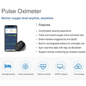 Lepu Bluetooth Wifi Qua Đêm Xung Oximetry Mức Oxy Trong Máu Ngủ Bình Thường Spo2 Trong Khi Ngủ Xung Oximeter Với App /PC - Product Image 4