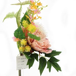 Şenlikli düzenlemeler için yüksek kalite 44cm şakayık ve Oncidium çelenk şükran dekoratif buket çiçekler - Product Image 3