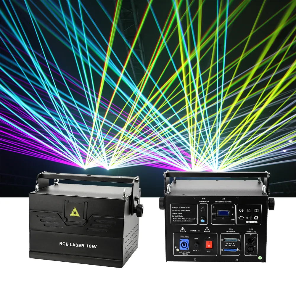 NewFeel 1W 3W 5W 10W Lumière Laser Spectacle Projecteur De Scène RGB Animation Disco Lazer Dj Lumière Laser lumières pour boîte de nuit