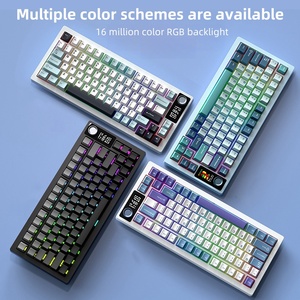 2024 NEW Wireless Gaming Hot Swappable Mechanical 75% <strong>Keyboard</strong> Rgb Light <strong>Computer</strong> Pc Custom <strong>Keyboard</strong> with Knob - Product Image 6