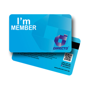 光滑哑光磨砂PVC会员卡礼品卡Vip会员卡，带压花数字金箔冲压 - Product Image 4