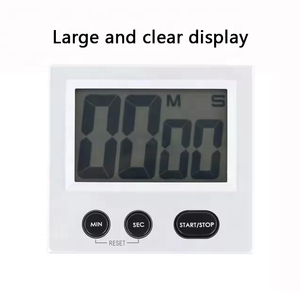 Timer digitale da cucina con allarme ad alto volume | Timer di cottura magnetico con foro appeso e Timer per conto alla rovescia approvato - Product Image 5
