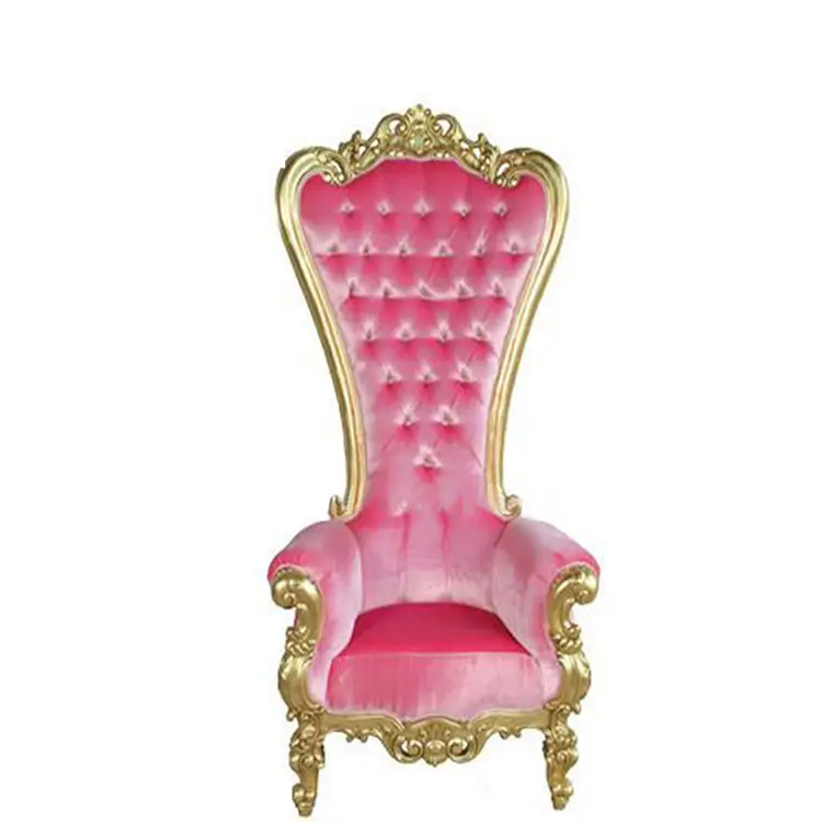 Kursi pesta Anak king bersertifikat murah bekas pemasok santa pink kursi takhta untuk acara