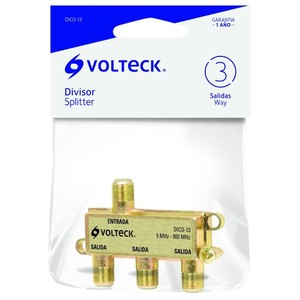 Volteck DICO-13 <strong>Audio</strong> <strong>Splitter</strong> &amp; Converter <strong>1</strong>-<strong>Input</strong> <strong>3</strong>-<strong>Output</strong> Coaxial <strong>Splitter</strong> - Product Image 2