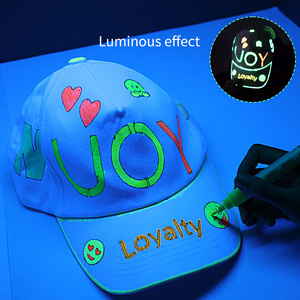 MagiArt neon lavabili atossici penne di vernice fluorescente pennarelli luminosi brillano nel buio pennarelli per pietra di vetro tessuto - Product Image 4