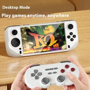 เครื่องอาร์เคด PSP E6ใหม่2024นิ้ว3D 5นิ้วระบบแอนดรอยด์ IPS มือจับสำหรับเล่นเกมเข้ากันได้อย่างสมบูรณ์ N64กับคอนโซลวิดีโอเกม - Product Image 4