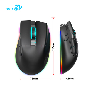 HK-HHT Mouse da Gaming ottico Wireless con 7 tasti USB di ricarica con Design ergonomico LED per Computer portatile Desktop Gamer - Product Image 3