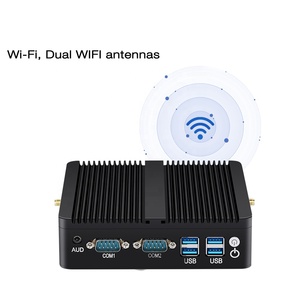 HLY Lüfter loser Mini-Computer J4125 6USB 2 RJ45 2 RS232 DDR3L MSATA Win10 Barebone Home Office Mini-PC verwenden - Product Image 6
