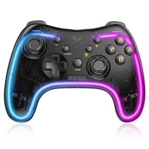 Neue transparente Hülle mit leichtem Turbo-Gampad für Nintendo Switch PC Wireless Controller Joystick - Product Image 1
