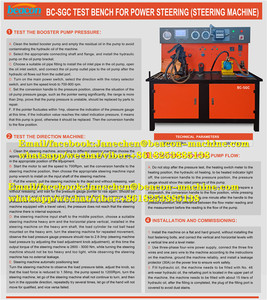 Banco prova elettronico banco prova idraulica BC-SGC banco prova servosterzo - Product Image 6