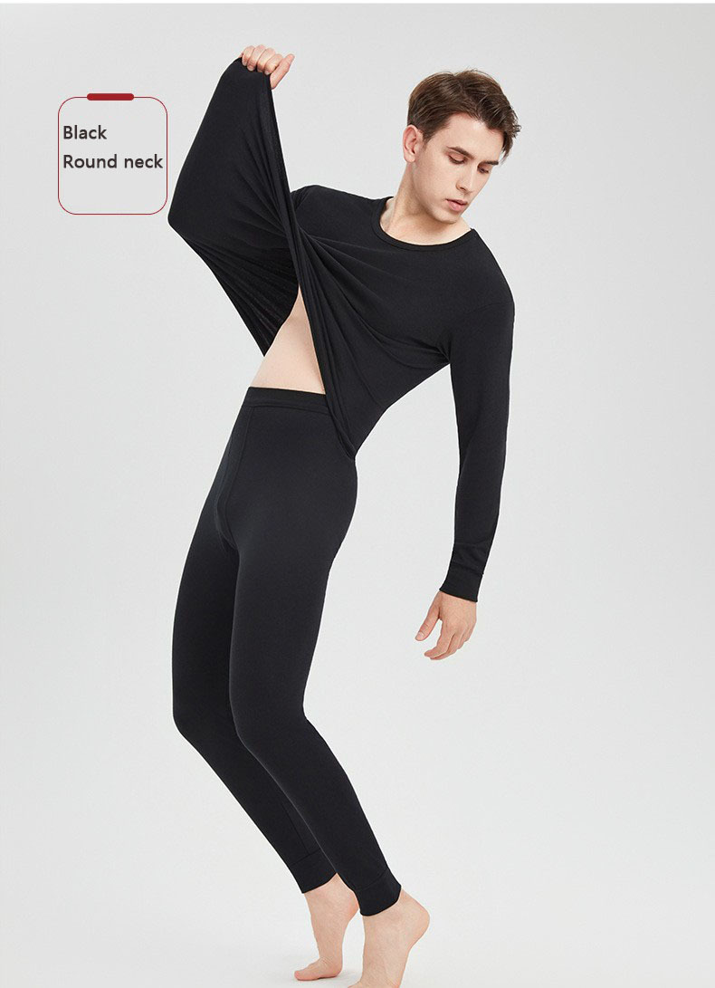 Black round neck