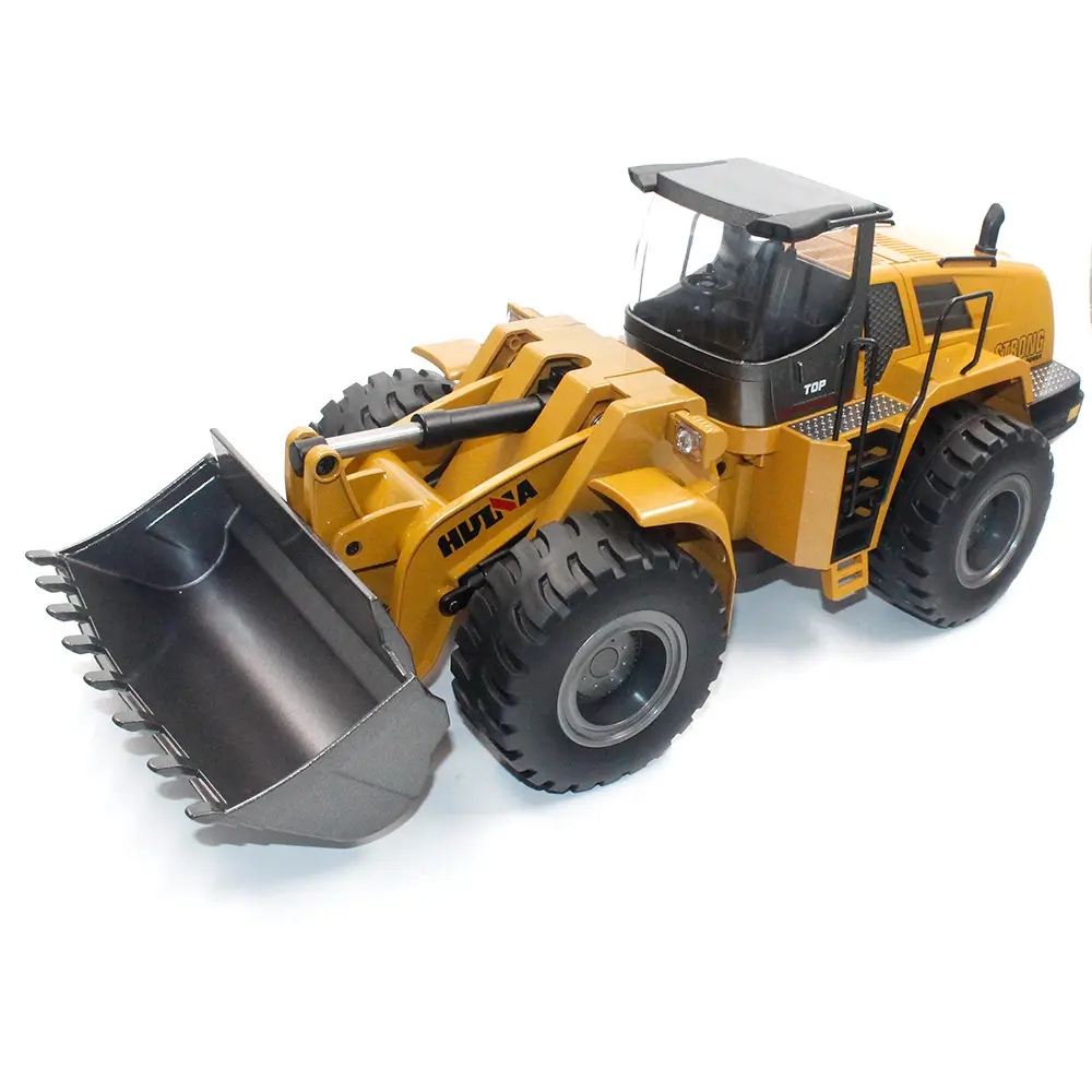 Lainan 1583 10-Kanal-Hochleistungs-Allradantrieb 2.4G Legierung Bulldozer Kinder fern gesteuertes Spielzeug auto
