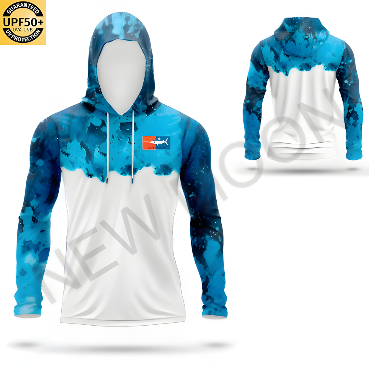 Camouflage blue