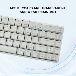 Teclado mecánico para juegos RGB con cable inalámbrico 65% de 68 teclas, interruptor verde, rojo y marrón, teclado personalizado intercambiable en caliente para ordenador PC - Product Image 4