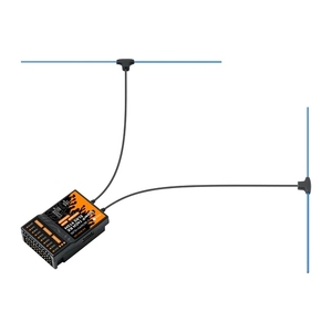 BETAFPV SuperP 14CH PWM Diversity ricevitore ELRS 2.4Ghz/915MHz con doppia Antenna doppia ricezione per RC FPV aerei barche droni - Product Image 5