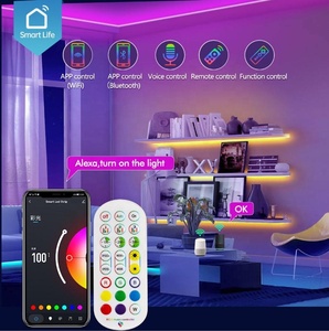 RGB RGBIC led นีออนซิลิโคนที่มีความยืดหยุ่นแถบแสงโดยรอบสมาร์ท DIY ดิจิตอลแถบวิ่งไฟ wifi บลูทูธชุด/ชุด - Product Image 4