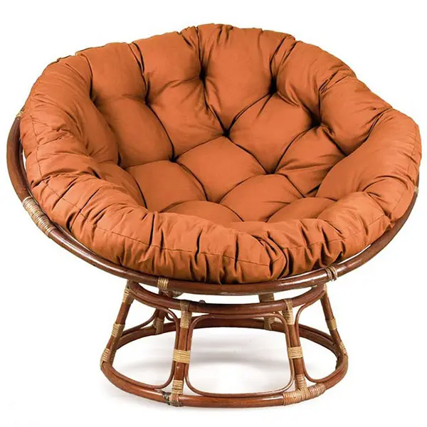 Outdoor Wicker Doppel Papasan Stuhl Kissen bezug