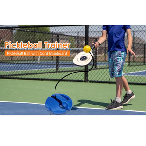 High Quality 74MM PE Outdoor Pickleball <strong>Trainer</strong> ABS Exercise Ball with Pickleball Retriever and Ornament - Product Image 6