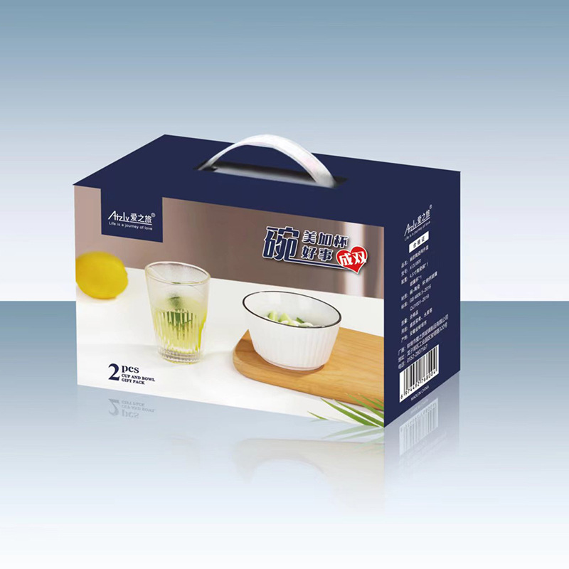 Wanyun tazón y taza juego de dos piezas 48 juegos/caja