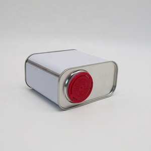 联合国批准0.5升金属方形漆空锡罐 - Product Image 4