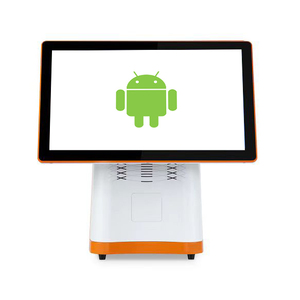 Venta al por mayor de 15,6 pulgadas de doble pantalla todo en uno sistema POS conjunto PC Android caja registradora restaurante - Product Image 5