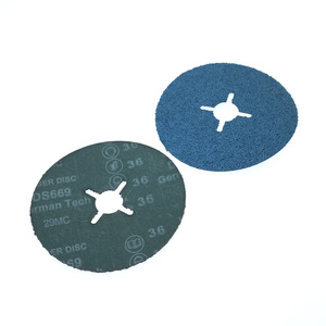 5 אינץ 'zirconia שרף סיבים דיסק עבור שחיקה, הפשטה על עץ, פיברגלס, פלדה, מתכת,
