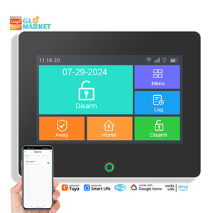 Glomarket-Alarma inteligente para el hogar Tuya, dispositivo de seguridad inteligente con pantalla táctil, 2G, 4G, Tuya, Wifi, GSM - Product Image 1