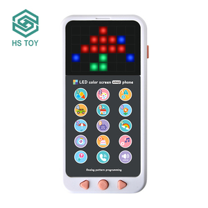 HS Toy Led Colorful Smart <strong>Programming</strong> Button Touch and Slide Baby Cell Mobile Phone Musical Toys for Kids - Product Image 1