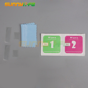 Sunnylife <span class=keywords><strong>2</strong></span> adet Lens Filmi + <span class=keywords><strong>2</strong></span> adet Drone Vücut Ekran Filmi DJI SPARK için Esnek Fiberglas Koruyucu Film Set