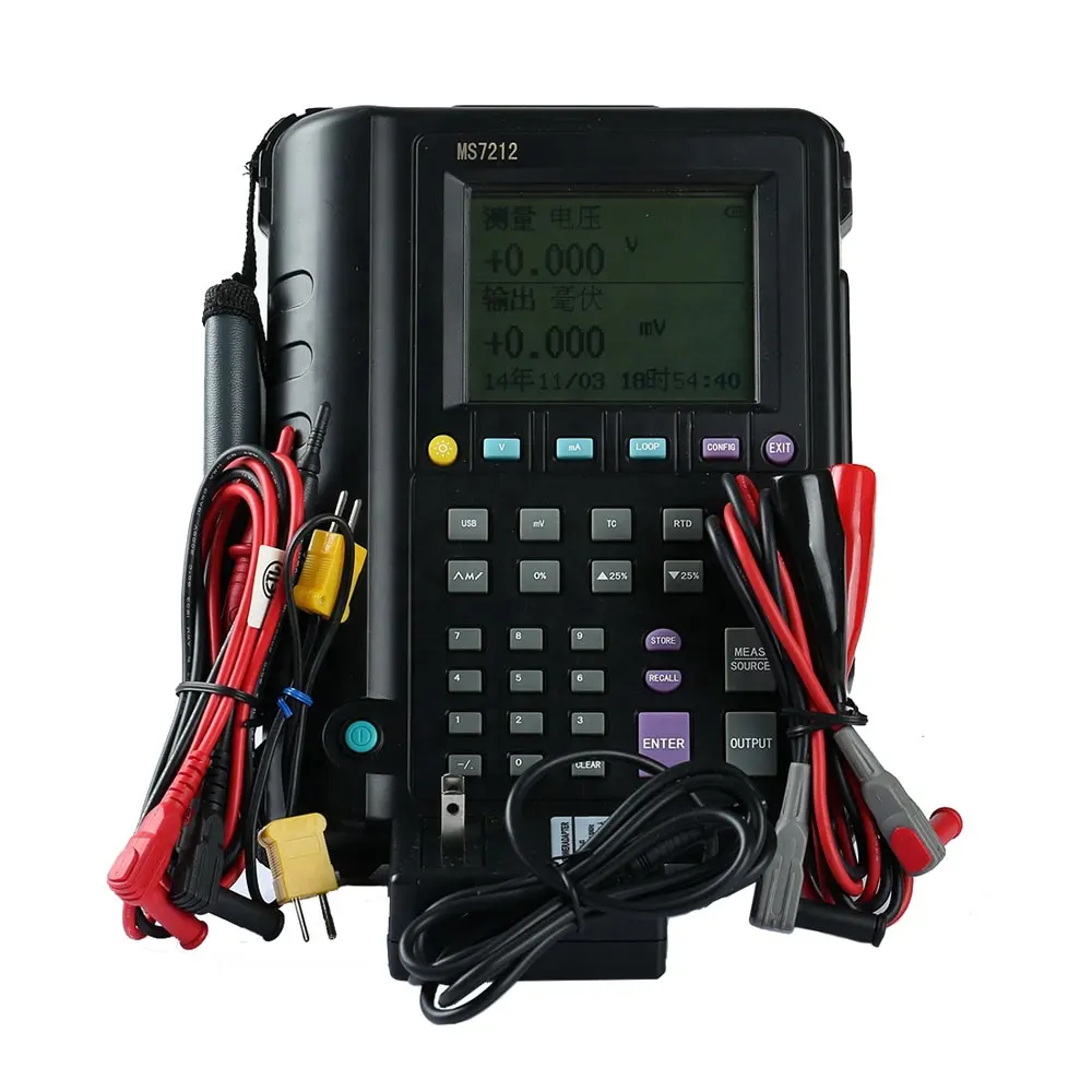 Precio bajo temperatura calibrador MS7212 digital de temperatura termopar calibrador de RTD