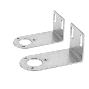 Custom Encoder Holder Black Mounting Bracket Rotary L-Bracket Fixed Mount <strong>Support</strong> in China - Product Image 1