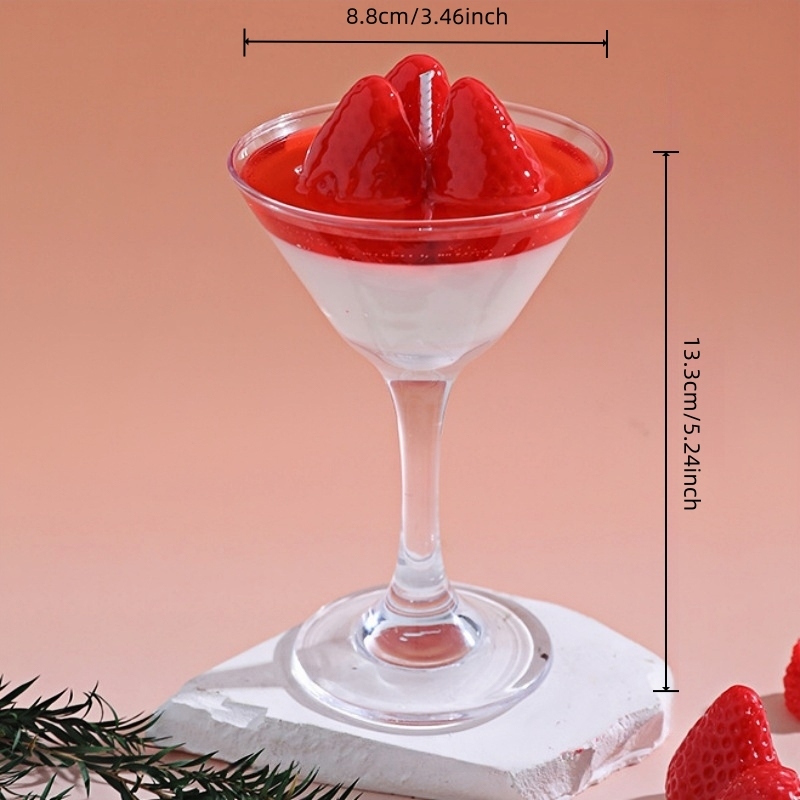 Coupe Martini rouge