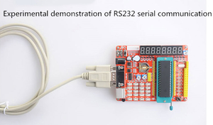Smart Electronics PIC-Entwicklungs karte PIC16F877A Experimentier platinen kit für Mikrocontroller-Lern platinen mit KIT3-Programmierer 2