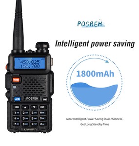 Baofeng-transceptor de Radio FM de largo alcance, uv-5r, 5W, UHF/VHF, WLN, Walkie Talkie de banda Dual - Product Image 1