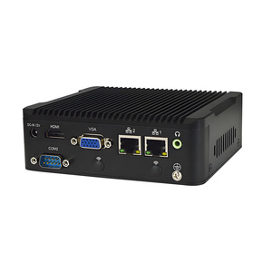 คอมพิวเตอร์ขนาดเล็กราคาถูกไมโครพีซีขนาดเล็ก Intel Core I3 I5 I7 ubuntu/linux/ window 10 11 Industrial Fanless กับ2พอร์ต Rs232 LAN - Product Image 1