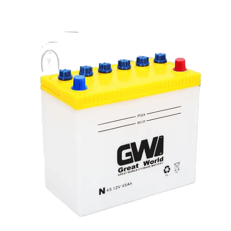 GW tự động hỗ trợ thương hiệu tùy biến 12V 45Ah siêu bắt đầu chì axit Xe pin khô