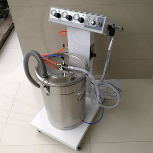 Çelik yüzeyler için KCI 801 manuel elektrostatik toz boyama püskürtme tabancası gri - Product Image 6