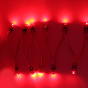 12v 9mmシングルカラーIP68防水ピクセルLedストリングライト看板Ledピクセルライト - Product Image 5