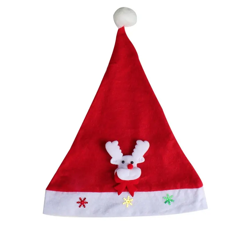 크리스마스 선물 성인 빛나는 크리스마스 모자 키즈 반짝이 산타 장식 도매