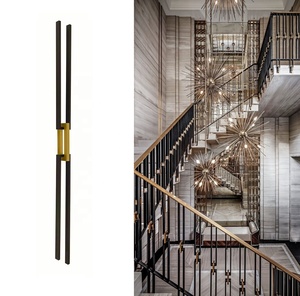Moderne Luxus Messing kette Eisen Baluster dekorative Baluster und Handläufe