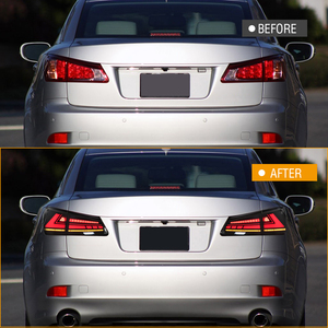 ไฟท้าย LED สำหรับ Lexus IS250ไฟท้าย IS350 IS300 IS250C ไฟท้ายแบบ RGB 2006-2012 Lexus เป็นไฟท้ายแบบซีรีส์ - Product Image 1