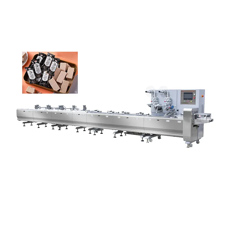 50-1000 pcs/min fácil operam a máquina de embalagem horizontal automática do descanso do chocolate da multi função