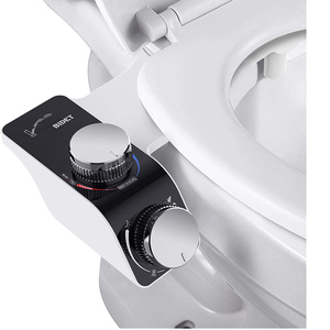 GALENPOO <strong>Bidet</strong> for Toilet Warm and Cold Water Non Electric Mechanical <strong>Bidet</strong> Toilet Seat Attachment with Pressure Controls - Product Image 1