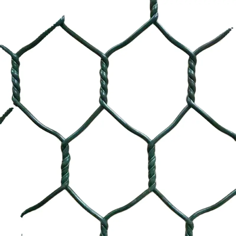 Colchão hexagonal feito de zinco, 1x1x1 8x10cm, haste hexagonal de fio galvanizado, cesta de gabão