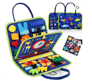 Lernspiel zeug für Kinder Filz beschäftigt Board Early Education Function Board Kinderspiel zeug Intelligenz Filz Learning Board - Product Image 4